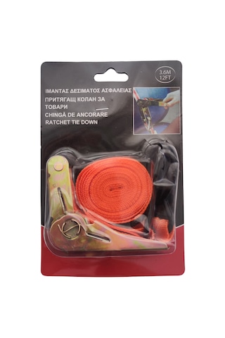 3.6m Mandallı Gergi Kayışı Hızlı Bırakma Mekanizmalı Mini Spanzet