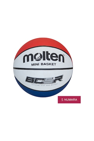 Molten Indoor Outdoor Top Kauçuk Basketbol Topu BC5R2-T Renkli