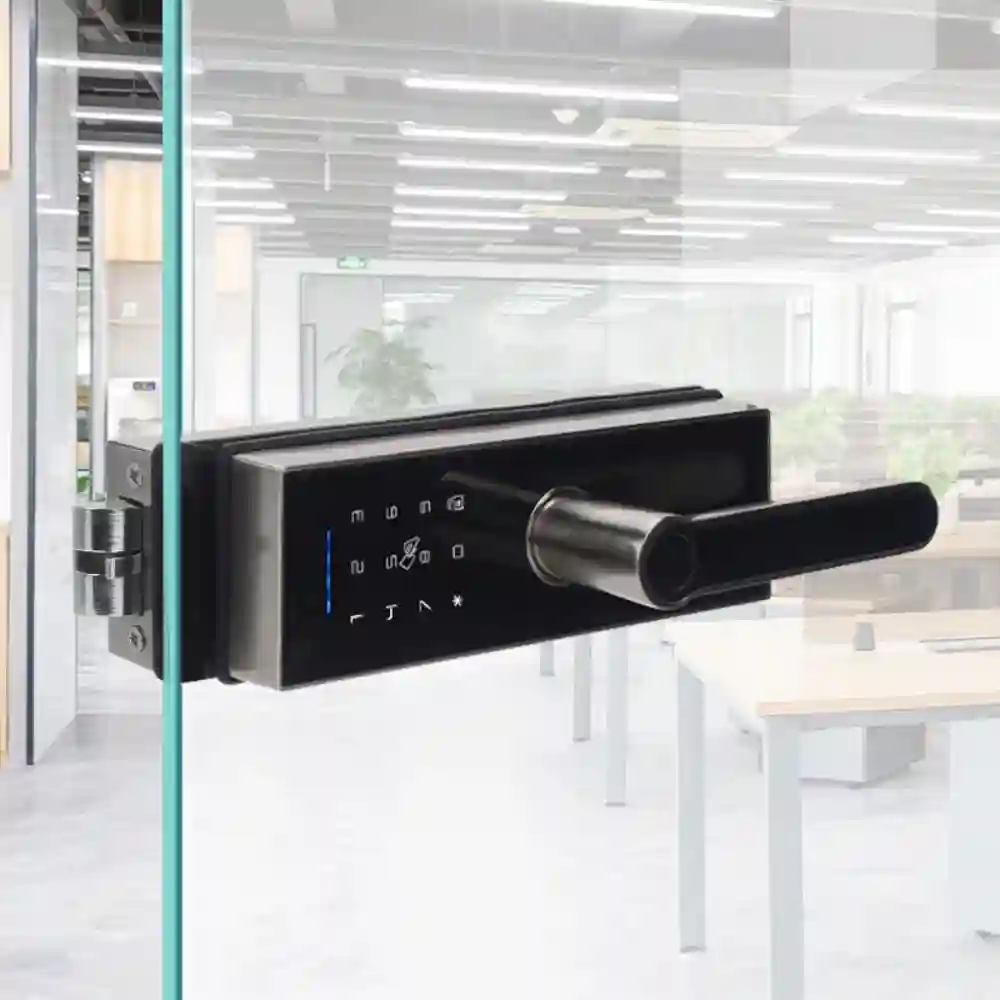 Emaks Prime Akıllı Cam Kapı Kilidi G40 Siyah
