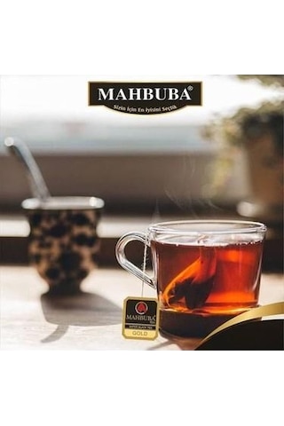 Mahbuba STD 100 Gold Seylan Siyah Sallama Bardak Poşet Çay 100 x 2 G