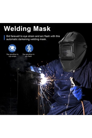 Otomatik Karartma Kaynak Maskesi Headmounted Kaynak E24604