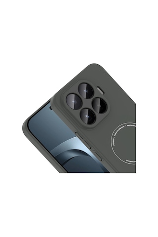 Maks Technology Mi 17t Pro Kılıf M-safe Şarj Özellikli Kamera Korumalı Mkst Elio Sert Pc Kapak - Siyah