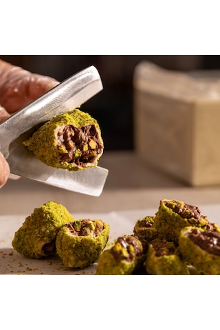 Servet Çikolatalı Antep Fıstıklı Sarma Lokum 500 G