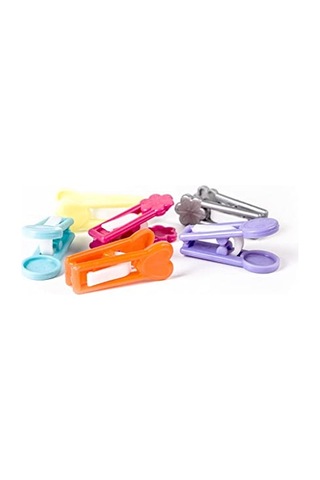 Decobella 20'li Plastik Mandal Çok Renkli