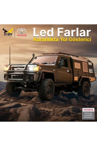 Mn Model Mn82s 1/12 Supertourer Toyota Land Cruiser Lc79 4wd Rc Model Uzaktan Kumandalı Araba Crawler Offroad Truck Rtr Lisanslı Gümüş+dahili Işık Seti Mn82-s Mnmodel/mn82s-sılver