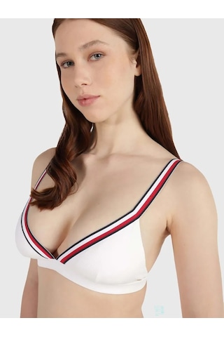 Tommy Hilfiger Tommy Hılfıger Kadın Bikini Üstü Uw0uw05290-ycf Uw0uw05290-ycf Beyaz