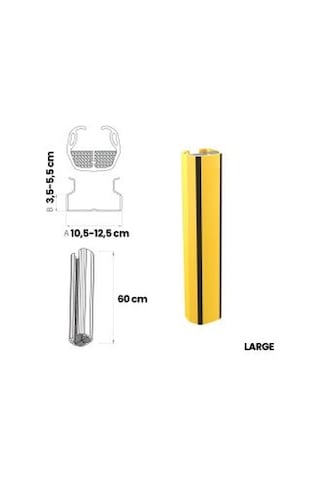 Puffyguard U Tipi Raf Ayak Koruyucu Yeni Tip 60 Cm - Large - A:10,5 Cm-12,5 Cm B: 3,5 Cm-5,5 Cm
