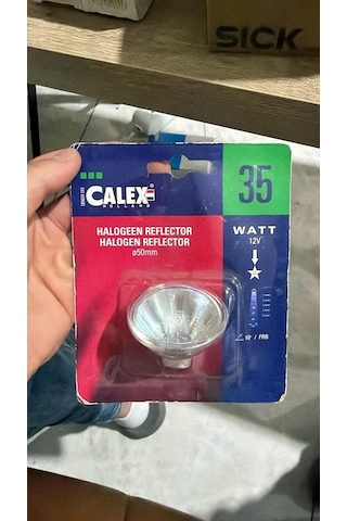 35w 12v Halojen Reflektör Ampul Mr16 Ø50mm 10 Dar Açılı