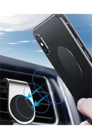 İthink Araç İçi Telefon Tutucu Mandallı Ch-1040 Silver Diğer