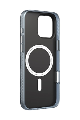 Apple Uyumlu iPhone 16 Uyumlu Kılıf Magsafe Şarj Özellikli Youngkit Technology Serisi Kapak Gri