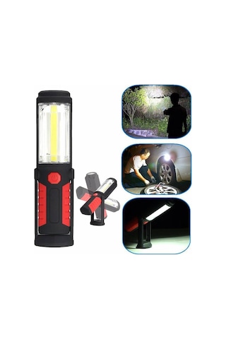 Br S99 Cob Led Şarj Edilebilir Mıknatıslı Çalışma Feneri Evimdeyokyok