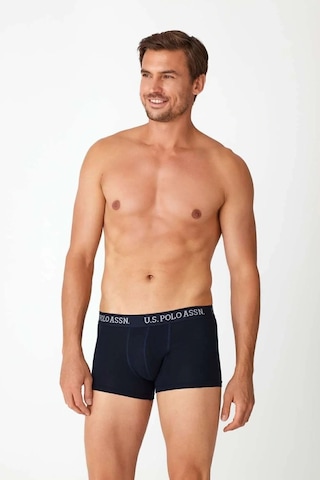 U.S. Polo Assn. Erkek Lacivert - Lacivert Baskılı 2 Li Boxer 82006 Lacivert - Lacivert Baskılı