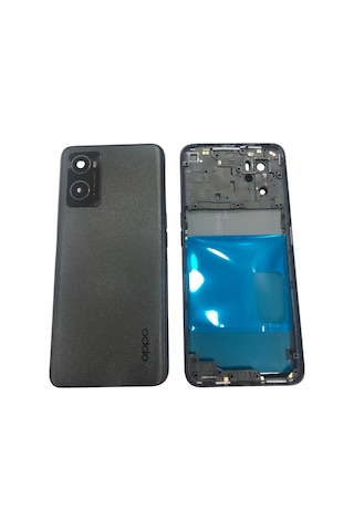 Oppo A96 Cph2333 Kasa Arka Kapak Pil Kapağı Siyah