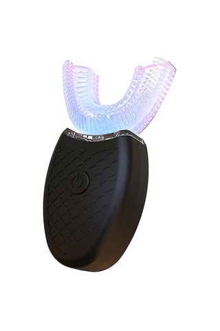 Elektrikli Diş Fırçası Ultrasonik U Şeklinde Diş Fırçaları Diş Beyazlatma İçinsiyah