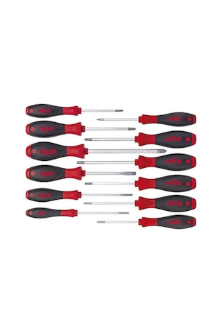 Wiha 302 Hk12 Softfinish Yıldız Düz Torx Tornavida Seti 12p 41002