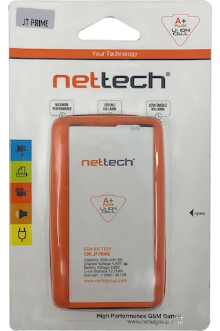 Teknonet Samsung Galaxy G610 J7 Prime Uyumlu Nettech 2900 Mah
