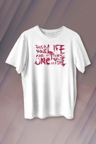 Fight Club This Is Your Life Tyler Durden Dövüş Kulübü Baskılı Tişört Unisex T-shirt 001