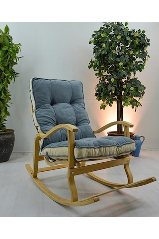 Reyo Home Indigo Sallanan Sandalye Dinlenme,Emzirme,Tv Koltuğu MD-TV