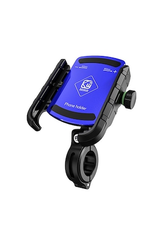 Kewig M8s Bisiklet Alüminyum Navigasyon Dağı Açık Bisiklet Cep Telefonu Tutucu Mavi Mavi