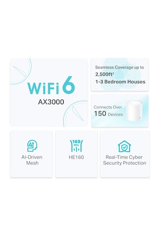 TP-Link Deco X50 AX3000 Ev Ofis Tipi Router