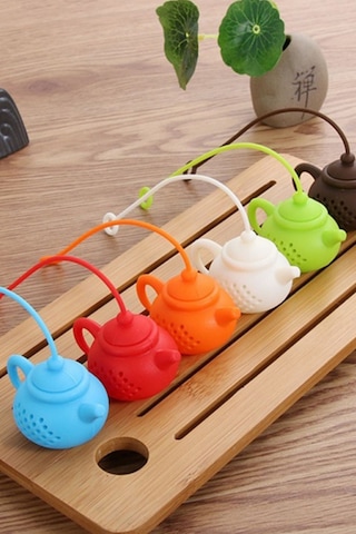 Markafox Çaydanlık Tasarımlı Çay Demleme Süzgeçi Şık Görünümlü Minik Süzgeci 1450