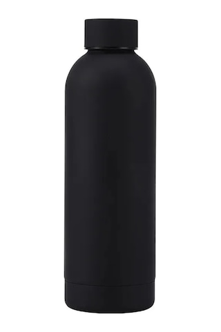 500/750ml Küçük Ağız Termos Bardak, Dış Mekan Paslanmaz Çelik Diğer Siyah