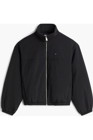 Tommy Hilfiger Tjw Kadın Dolgulu Dik Yaka Siyah Ceket-16392