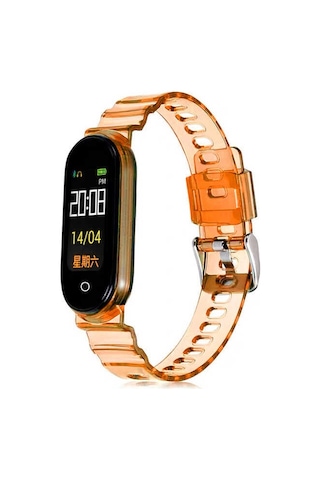 Lexroo Xiaomi Mi Band 6 Krd-27 Silikon Kordon - Siyah