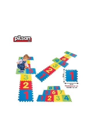 Pilsan Polietilen Rakamlı Sek Sek Yer Karosu 300x300x7 Mm / 86934