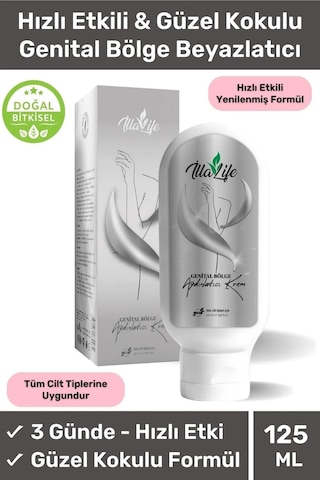  İlla Life Doğal Koltuk Altı & Bikini Bölgesi Beyazlatıcı Krem 125 ML