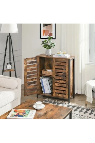 Ağaç Atölyesi Denzel Ahşap Dresuar Dolap Ceviz