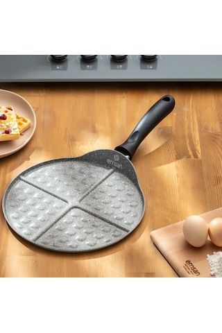 Emsan Rosa 26cm Granit Waffle Tavası Gri