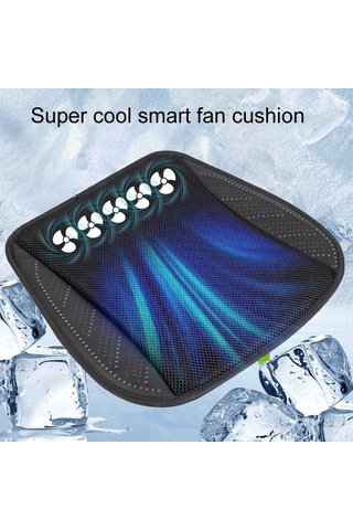 Novahub Çok Fonksiyonlu Usb Fan Araba Koltuğu Minderi Isı Dağılımı Siyah Diğer