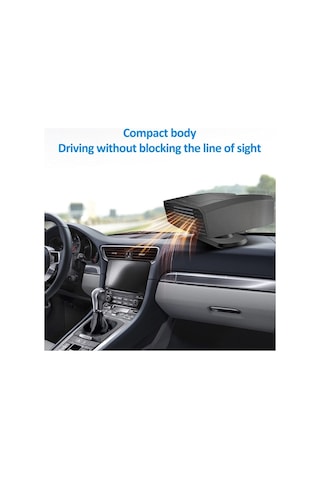 Dancemonkey 12v Araba Isıtıcı, Kış Defroster, Çakmaklı, Taşınabilir, Siyah