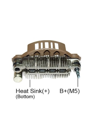 Diyot Tablası Tarak Mıtsubıshı Tipi 100 Mm 8 Diyot İkaz Diyotlu Mazda 323/626