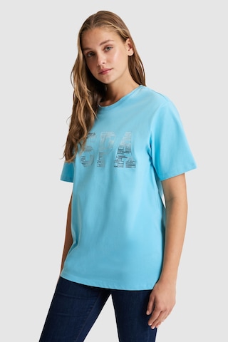 U.s. Polo Assn. Kadın Aqua Tişört Basic 50321690-vr007
