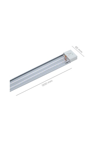 60w Beyaz Kristal Led Bant Armatür 6500k Beyaz Işık Beyaz