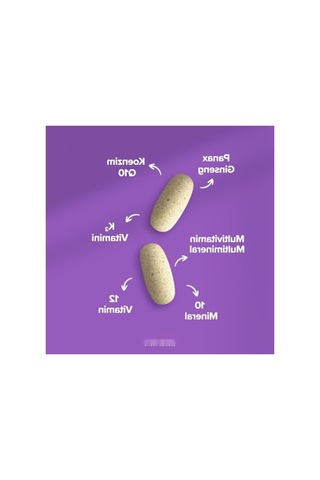 Enerji Desteği İçin Multivitamin Ve Multimineral Takviye Edici Gıda 30 Tablet