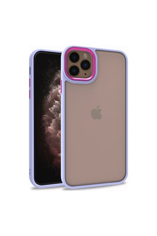 Apple Uyumlu iPhone Se 2022 Kılıf Zore Flora Kapak Lila