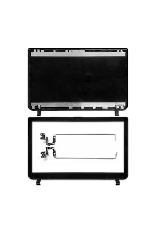 Toshiba Satellite L50-b-1nj Psktae Lcd Kasa Siyah Cover Çerçeve Menteşe Takımı