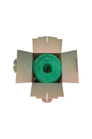 Powergate Cat6-box-gn, 23awg 0,57mm, Utp, Cat6 Kablo, 305m, Yeşil