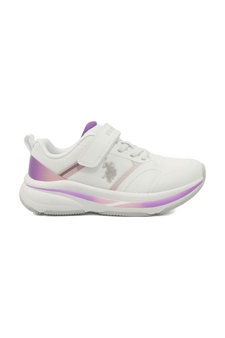 U.s. Polo Assn. Yute Jr 5pr Beyaz Kız Çocuk Spor Ayakkabı 000000000102027921 Beyaz-lıla
