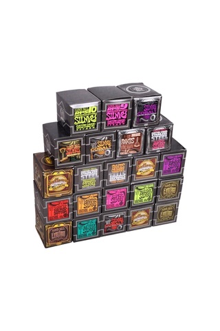 Vkemall 3 Set Ernie Ball 2223 Süper Slinky Nikel Sarılı Elektrik Gitar Telleri 9-42 Çok Renkli