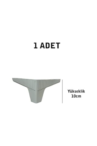 Homdep Kanepe Koltuk Tv Ünitesi Konsol Yükseltme Zenit Model Plastik Ayak 10 Cm Beyaz Renk 1 Adet Beyaz