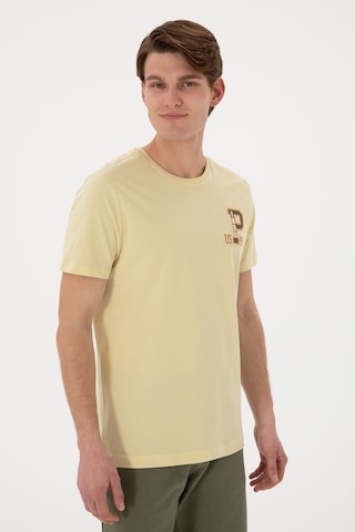 U.S. Polo Assn. Erkek Regular Fit Bisiklet Yaka Açık Haki Tişört 50306897-VR183