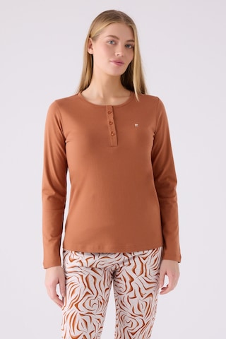 Pierre Cardin Kadın Kahverengi Pijama Takımı Pc8862-s-v1 Kahverengi