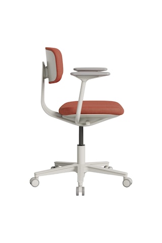 Tesla Comfort Çalışma Koltuğu - Koyu Turuncu Kumaş 61x74-86x60 Cm Turuncu