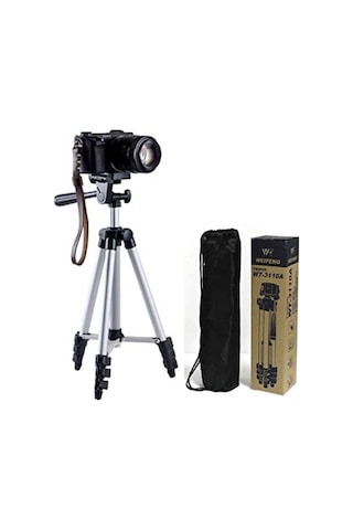 Rosepremium 3110 Telefon Ve Fotoğraf Makinesi İçin Tripod Gri