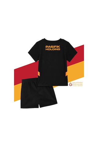 Gsstore Galatasaray Lisanslı 24-25 5 Yıldızlı İsim Yazılı Çocuk Forma Set Siyah