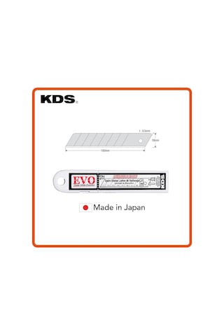 KDS LB-10 EVO MAKET BIÇAK YEDEĞİ 18MM 10'LU PAKET